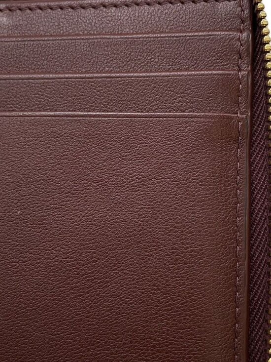 Chanel Bifold Wallet CC Logo Round Zip Compact Grain Gotoskin - Picture 10 of 10